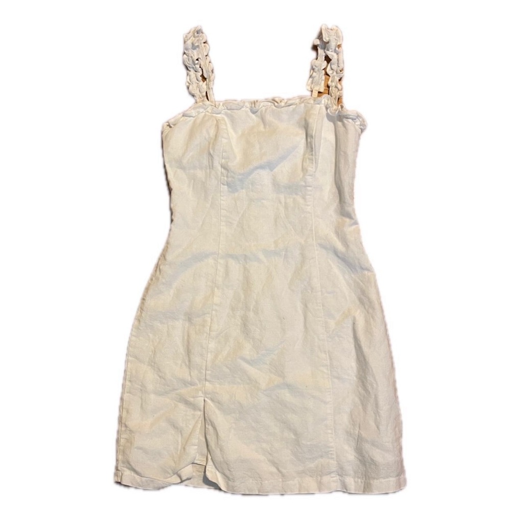 white linen Princess Polly dress